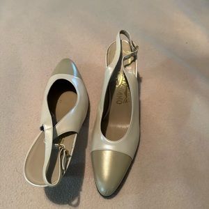 Salvatore Ferragamo Slingback Heels 10 1/2 AAAA